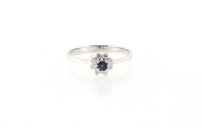 Brillant Saphir Ring - Klenoty