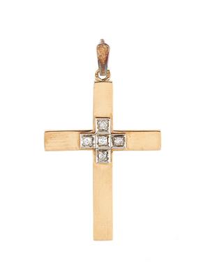 Diamantanhänger Kreuz - Klenoty