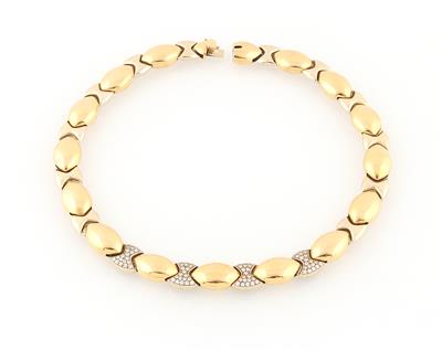 Brillantcollier zus. ca.1,30 ct - Klenoty