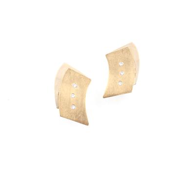 Brillantohrclips zus. ca. 0,15 ct - Jewellery