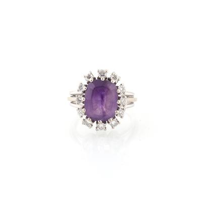 Brillant Amethyst Ring - Gioielli