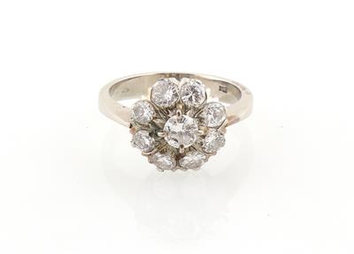 Brillantring zus. ca. 1,10 ct - Gioielli