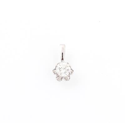 Brillantsolitär Anhänger ca. 0,52 ct - Schmuck