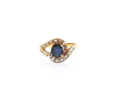 Brillant Saphir Ring - Gioielli