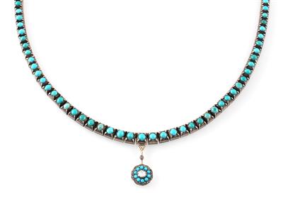 Collier mit behandelten Türki-sen - Exquisite jewellery
