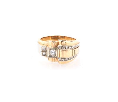 Diamantring zus. ca. 0,35 ct - Exquisite jewellery