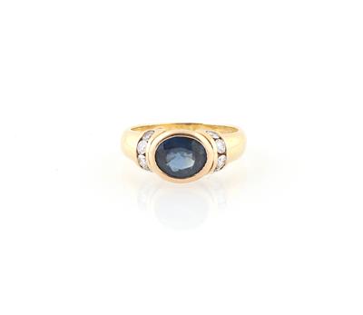 Brillant Saphir Ring - Klenoty