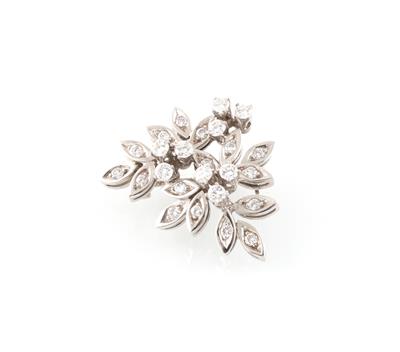 Brillantbrosche zus. ca.1,15 ct - Schmuck