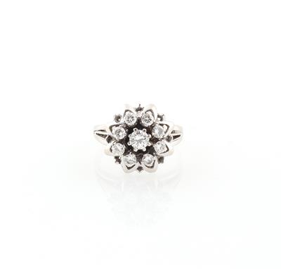 Brillantring zus. ca. 0,80 ct - Klenoty