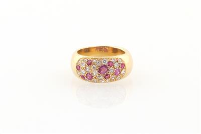 Diamant Rubin Ring - Jewellery