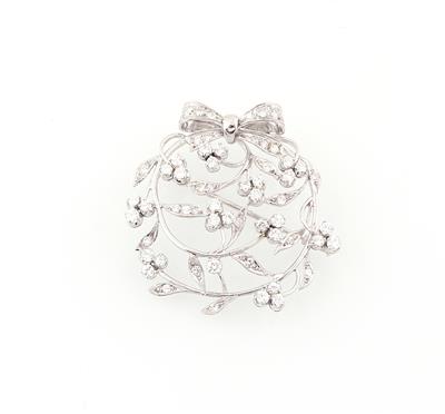Diamantbrosche zus. ca.1,50 ct - Jewellery