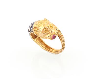 Imitationsstein Ring - Klenoty