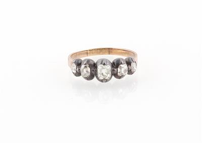 Altschliffdiamant Ring zus. ca. 0,80 ct - Gioielli scelti