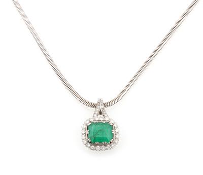 Brillant Smaragdanhänger - Exkluzivní šperky