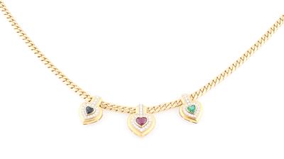 Brillantcollier zus. ca. 1,30 ct - Erlesener Schmuck