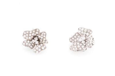 Brillantohrclips zus. ca. 3 ct - Exquisite jewellery