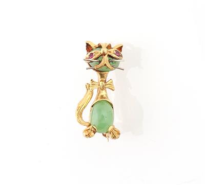 Brosche Katze - Exkluzivní šperky