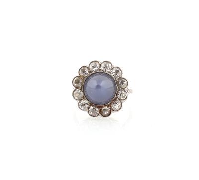 Diamant Sternsaphir Ring - Gioielli scelti