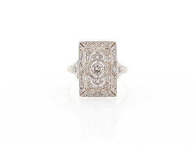 Diamantring zus. ca. 0,20 ct - Exquisite jewellery