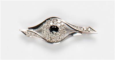 Saphir Brillant Brosche - Exkluzivní šperky