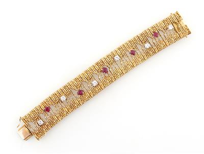 Brillant Rubin Armband - Schmuck