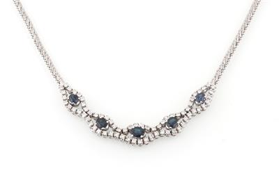 Brillant Saphircollier - Jewellery