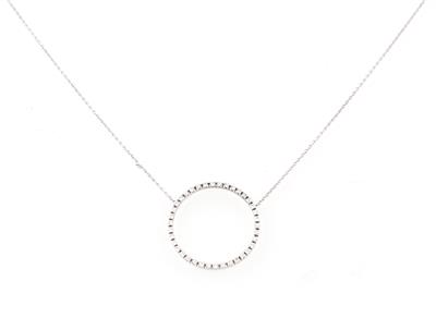 Brillantcollier zus. ca. 0,55 ct - Gioielli