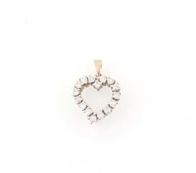 Brillantherz zus. ca.0,75 ct - Gioielli