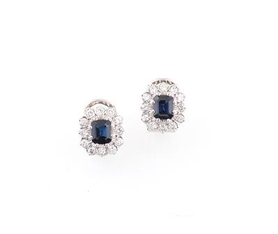 Brillantohrclips zus. ca. 1,05 ct - Gioielli