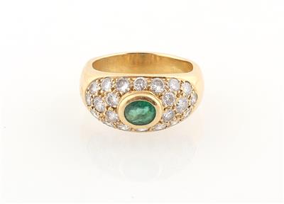 Brillant Smaragdring - Exquisite jewellery