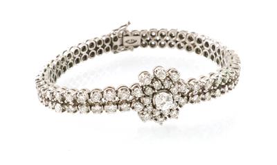 Brillantarmband zus. ca. 6,50 ct - Exquisite jewellery