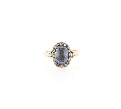Diamant Saphirring - Erlesener Schmuck