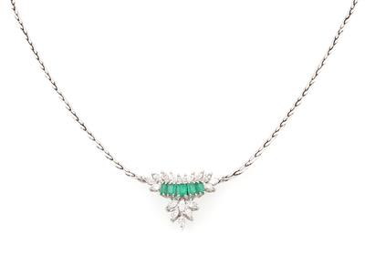 Diamant Smaragdcollier - Exquisite jewellery