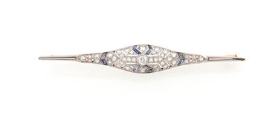 Diamantbrosche zus. ca.0,60 ct - Exquisite jewellery