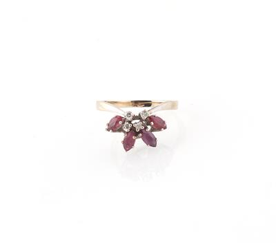 Diamant Rubinring - Schmuck