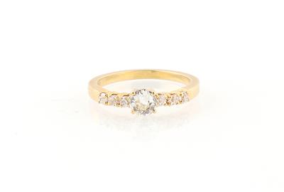 Altschliffbrillant Ring zus. ca. 0,90 ct - Jewellery