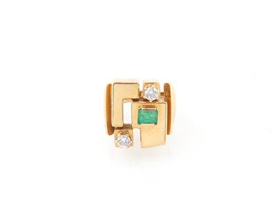 Brillant Smaragdring - Jewellery