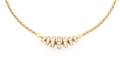 Brillantcollier zus. ca.0,80 ct - Jewellery