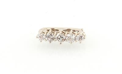 Brillantkettenclip zus. ca. 0,85 ct - Gioielli