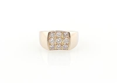 Brillantring zus. ca. 0,70 ct - Klenoty