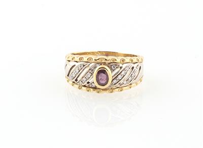 Diamant Rubin Ring - Jewellery