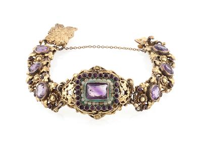 Amethyst Imitationsperlen Armkette - Schmuck