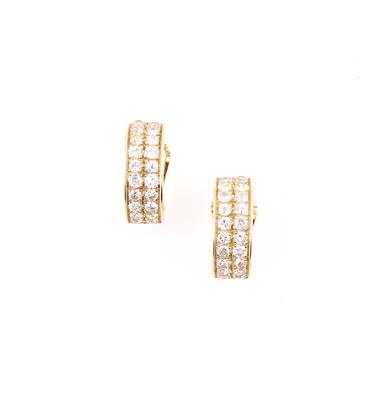 Brillant Ohrsteckclips zus. ca. 2,80 ct - Gioielli