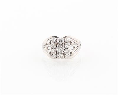 Altschliffbrillant Ring zus. ca. 0,90 ct - Schmuck