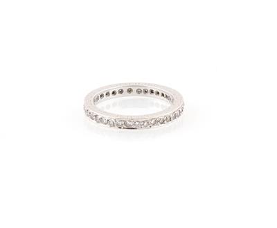 Brillant Memoryring zus. ca. 0,70 ct - Jewellery