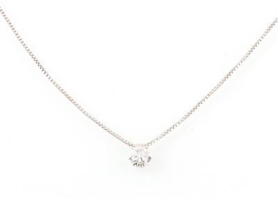 Brillantsolitärcollier ca. 0,45 ct - Jewellery