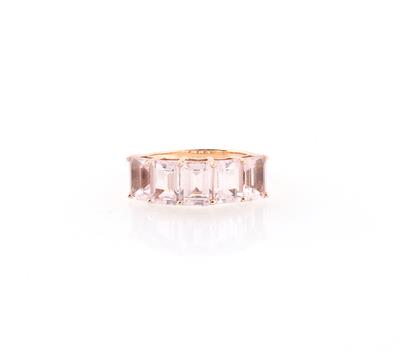 Morganitring zus. ca. 5 ct - Schmuck