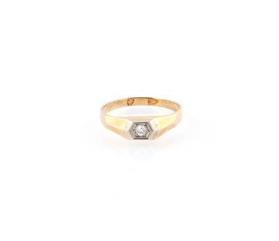 Altschliffbrillant Ring ca. 0,10 ct - Klenoty