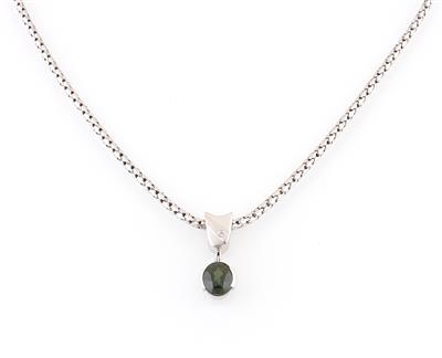 Brillant-Demantoid-Anhänger - Schmuck