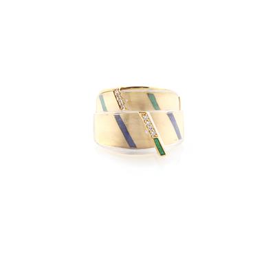 Brillant Kristall Ring - Schmuck